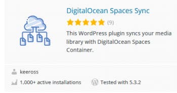 digitalocean spaces sync plugin overview