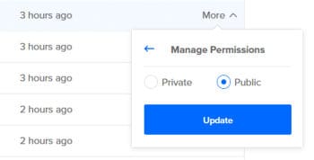 update spaces file permissions